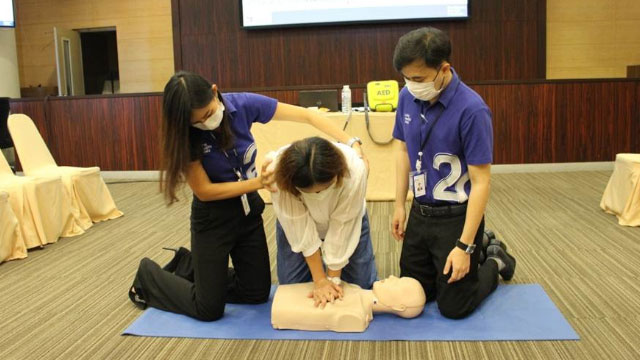 “สมาคมธนาคารไทย”ร่วมการอบรมการปฐมพยาบาลเบื้องต้น